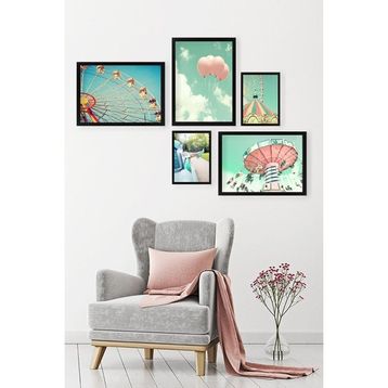 Tablo Center SET 5 Parçalı Çerçeveli Tablo