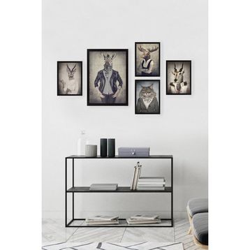 Tablo Center SET 5 Parçalı Çerçeveli Tablo