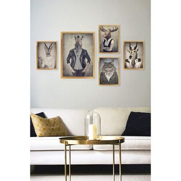 Tablo Center SET 5 Parçalı Çerçeveli Tablo