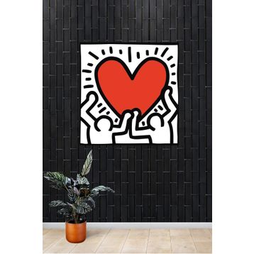 Tablo Kanvas Keith Haring Love Kanvas Tablo