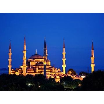 Tablolife 35x50 cm Blue Mosque Kanvas Tablo