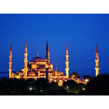 Tablolife 35x50 cm Blue Mosque Kanvas Tablo
