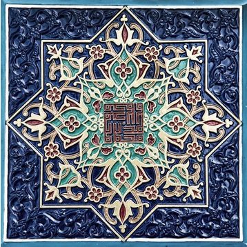 Tablolife 35x50 cm Blue Shape Kanvas Tablo