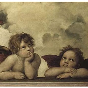 Tablolife 35x50 cm Cherubs Kanvas Tablo