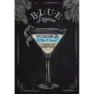Tablolife 60x90 cm Blue Lagoon Kanvas Tablo