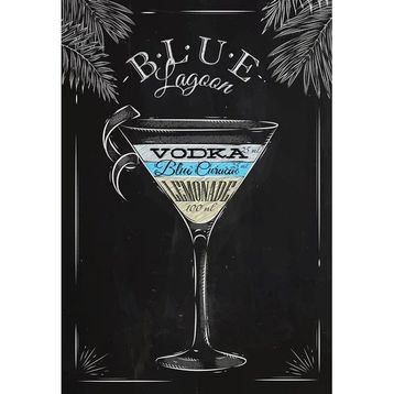 Tablolife 60x90 cm Blue Lagoon Kanvas Tablo