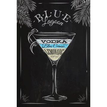 Tablolife 60x90 cm Blue Lagoon Kanvas Tablo