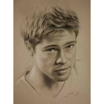 Tablolife 60x90 cm Brad Pitt Kanvas Tablo