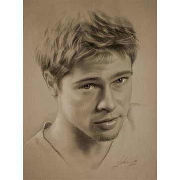 Tablolife 60x90 cm Brad Pitt Kanvas Tablo