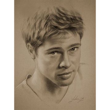 Tablolife 60x90 cm Brad Pitt Kanvas Tablo
