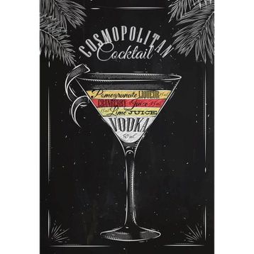 Tablolife 60x90 cm Cosmopolitan Kanvas Tablo