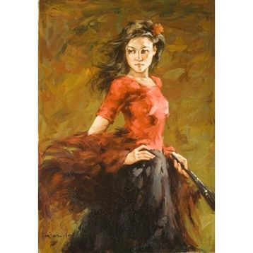 Tablolife Çingene Kızı 60x90 cm Kanvas Tablo