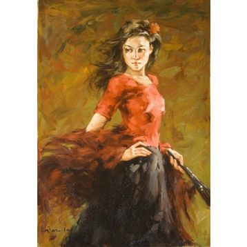 Tablolife Çingene Kızı 60x90 cm Kanvas Tablo