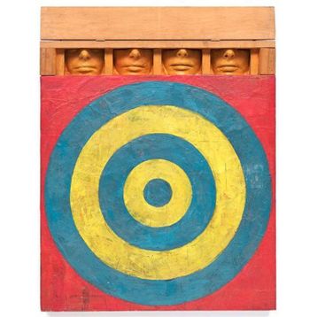 Tablolife Dört Yüzlü Hedef 60 x 90 cm Kanvas Tablo