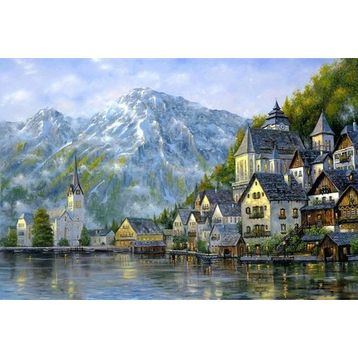 Tablolife Hallstatt 35 x 50 cm Kanvas Tablo
