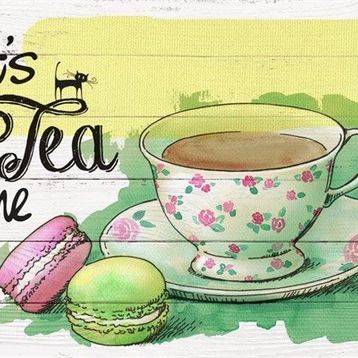 Tablolife İt's Tea Time 35 x 50 cm Kanvas Tablo