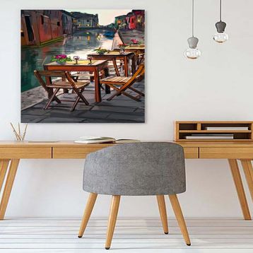 Tablolife Kanalda Akşamüstü 60 x 90 cm Kanvas Tablo