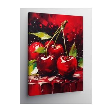Tablolife Kirazlar 35 x 50 cm Kanvas Tablo