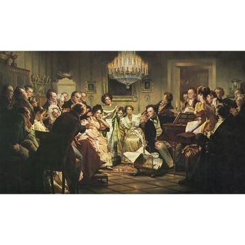 Tablolife Schubertiade 35x50 cm Kanvas Tablo