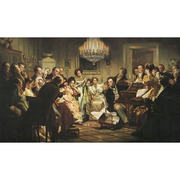Tablolife Schubertiade 35x50 cm Kanvas Tablo