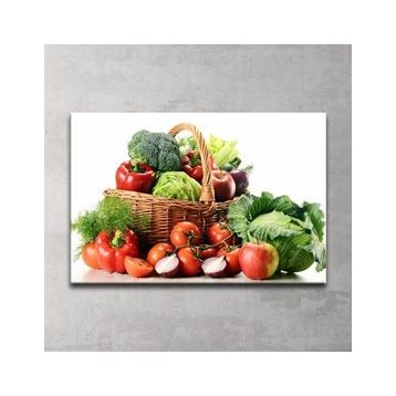Tablolife Sebze Sepeti 35x50 cm Kanvas Tablo