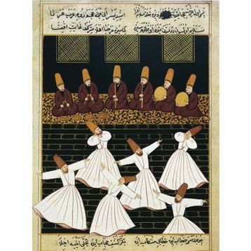 Tablolife Semazenler 60x90 cm Kanvas Tablo