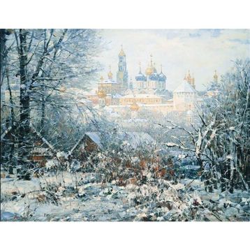 Tablolife Trinity'de Kış 35 x 50 cm Kanvas Tablo