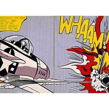 Tablolife Whaam! 35 x 50 cm Kanvas Tablo