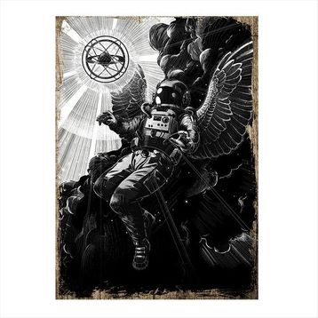 Tablomega Astronot Art 35x50 cm Mdf Poster