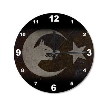 Tablomega Kurt Bayrak Analog 50x50 cm Duvar Saati