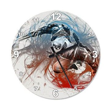 Tablomega League Of Legends Zed Sessiz 30x30 cm Duvar Saati