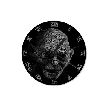 Tablomega SAAT-1091-50 Smeagol Gollum Desenli 50 cm Çap Duvar Saati