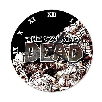 Tablomega SAAT-1105-50 The Walking Dead Özel Tasarım 50 cm Çap Duvar Saati