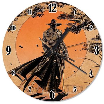 Tablomega SAAT-1272-50 Red Steel Baskılı 50cm Çap Duvar Saati