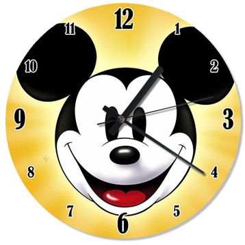 Tablomega SAAT-739-50 Mickey Mouse Sesiz 50 cm Çap Duvar Saati