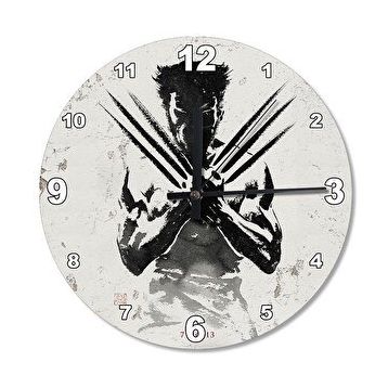 Tablomega Wolverine X Man Analog Duvar Saati