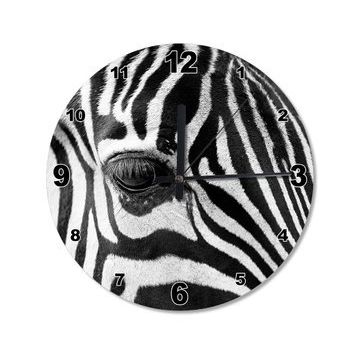 Tablomega Zebra Gözü Ahşap Duvar Saati