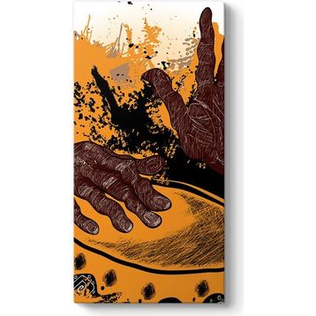 Tabloshop African Drummer Kanvas Tablo