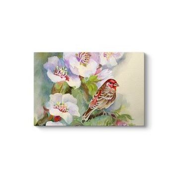 Tabloshop Ağaç ve Kuş 30x45 cm Tablo