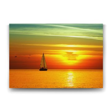 Tabloshop Akşam Güneşi 75x50 cm Tablo