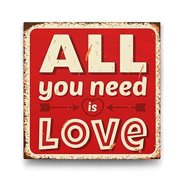 Tabloshop All You Need is Love 40x40 cm Tablo