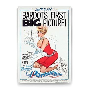 Tabloshop Brigitte Bardot La Parisienne 80x125 cm Tablo