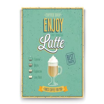 Tabloshop Caffe Latte Machiato 80x125 cm Tablo