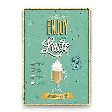 Tabloshop Caffe Latte Machiato 80x125 cm Tablo