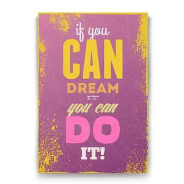 Tabloshop Can Dream 40x60 cm Tablo