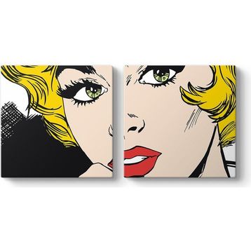 Tabloshop Cartoon Vintage Kanvas Tablo