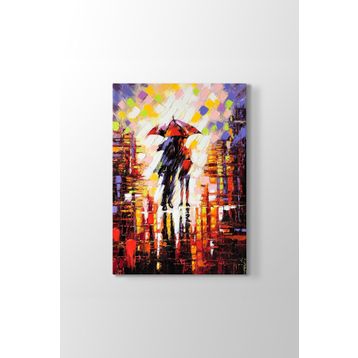 Tabloshop Colorful Umbrellas Kanvas Tablo