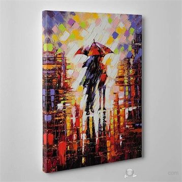 Tabloshop Colorful Umbrellas Kanvas Tablo
