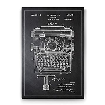 Tabloshop Daktilo Patenti 60x90 cm Tablo