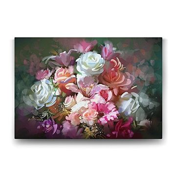 TabloShop Dekoratif Gül 75x50 cm Tablo